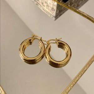 Small Gold Hoop Earrings
